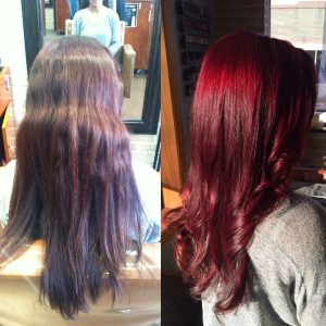 Look at this transformation! her color is lively and fresh! 